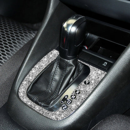 Car Gear Adjustment B Diamond Decoration Cover Sticker for Volkswagen Golf 6 2008-2012, Right-hand Drive by buy2fix