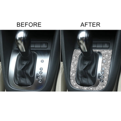 Car Gear Adjustment B Diamond Decoration Cover Sticker for Volkswagen Golf 6 2008-2012, Right-hand Drive by buy2fix