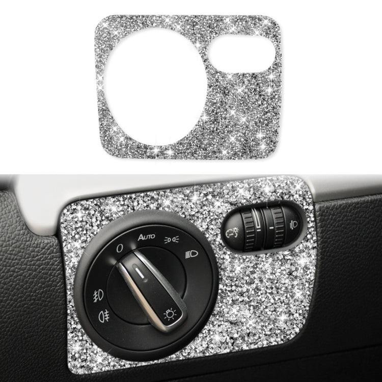 Car Headlight Diamond Decoration Cover Sticker for Volkswagen Golf 6 2008-2012, Left-hand Drive by buy2fix