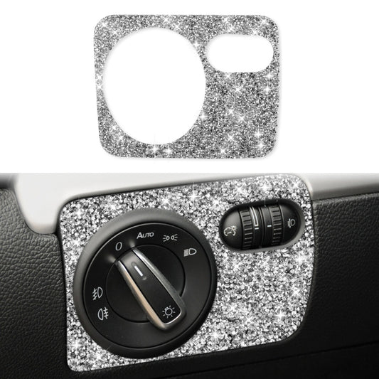 Car Headlight Diamond Decoration Cover Sticker for Volkswagen Golf 6 2008-2012, Left-hand Drive by buy2fix