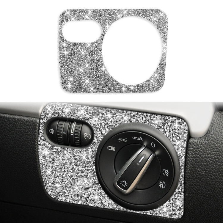 Car Headlight Diamond Decoration Cover Sticker for Volkswagen Golf 6 2008-2012, Right-hand Drive by buy2fix