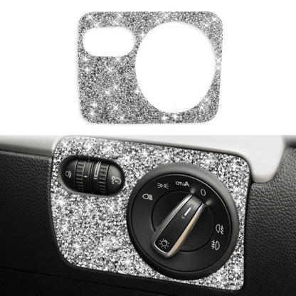 Car Headlight Diamond Decoration Cover Sticker for Volkswagen Golf 6 2008-2012, Right-hand Drive by buy2fix