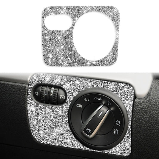 Car Headlight Diamond Decoration Cover Sticker for Volkswagen Golf 6 2008-2012, Right-hand Drive by buy2fix