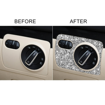 Car Headlight Diamond Decoration Cover Sticker for Volkswagen Golf 6 2008-2012, Right-hand Drive by buy2fix