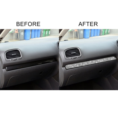 Car Central Control Diamond Decoration Cover Sticker for Volkswagen Golf 6 2008-2012, Right-hand Drive by buy2fix