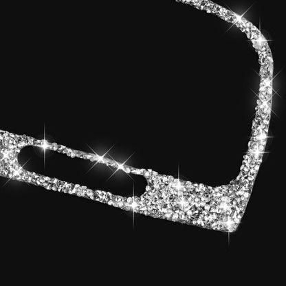 Car Middle Air Outlet Diamond Decoration Cover Sticker for Volkswagen Golf 6 2008-2012, Left and Right Drive by buy2fix