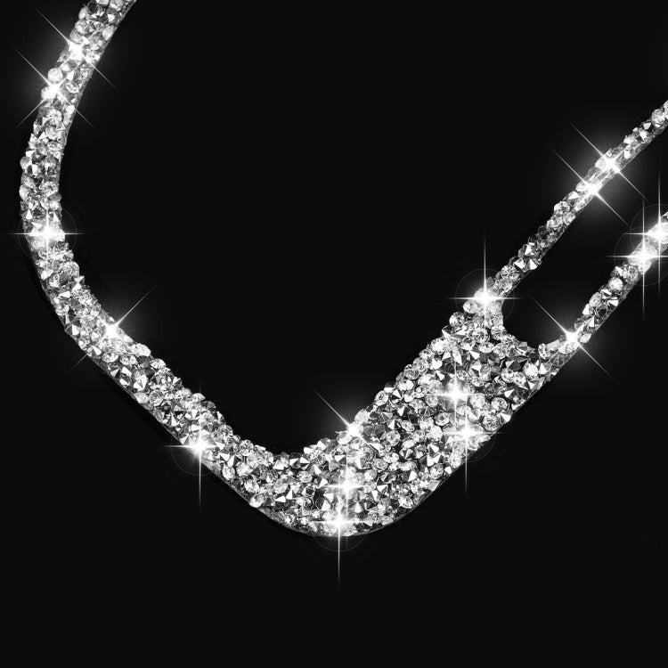 Car Left and Right Air Outlet Diamond Decoration Cover Sticker for Volkswagen Golf 6 2008-2012, Left and Right Drive by buy2fix