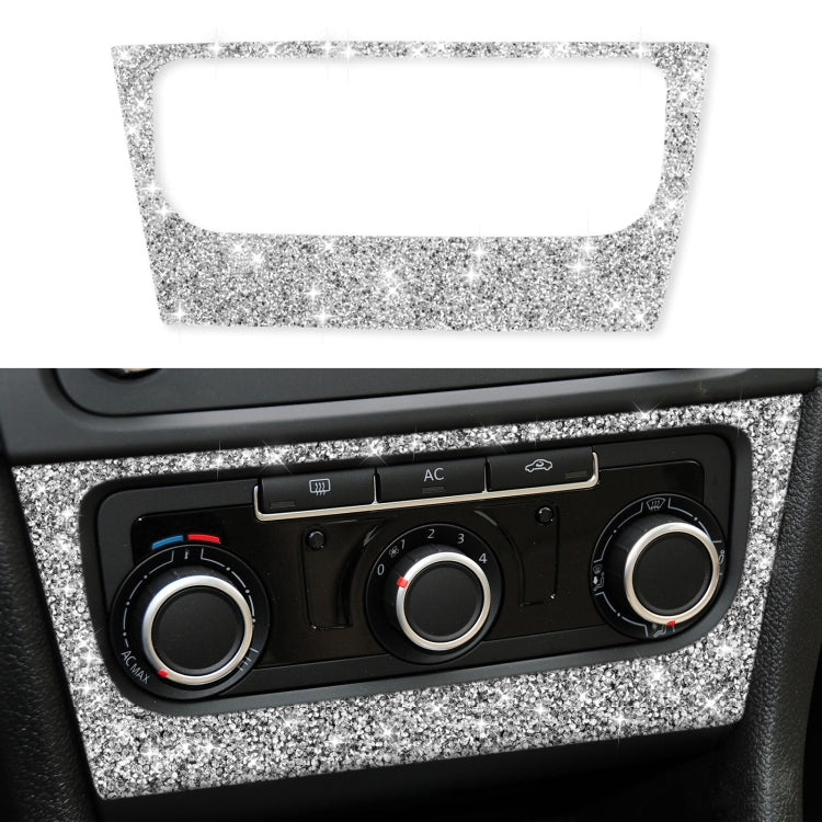 Car AC Panel Diamond Decoration Cover Sticker for Volkswagen Golf 6 2008-2012, Left and Right Drive by buy2fix