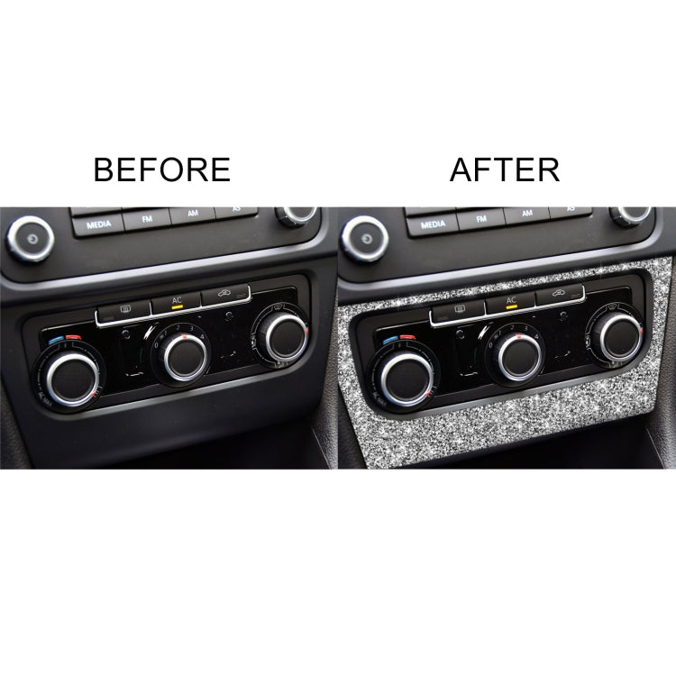 Car AC Panel Diamond Decoration Cover Sticker for Volkswagen Golf 6 2008-2012, Left and Right Drive by buy2fix