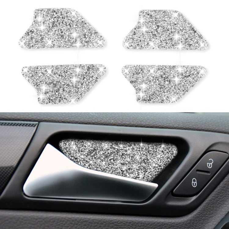 Car Door Bowl Diamond Decoration Cover Sticker for Volkswagen Golf 6 2008-2012, Left and Right Drive by buy2fix