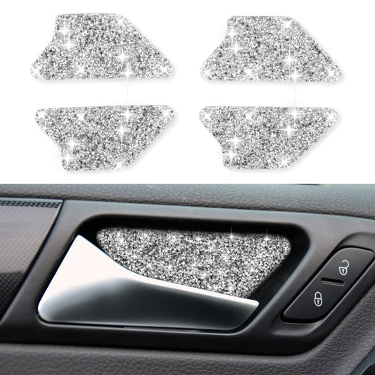 Car Door Bowl Diamond Decoration Cover Sticker for Volkswagen Golf 6 2008-2012, Left and Right Drive by buy2fix