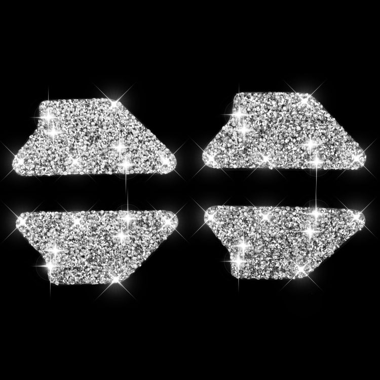 Car Door Bowl Diamond Decoration Cover Sticker for Volkswagen Golf 6 2008-2012, Left and Right Drive by buy2fix