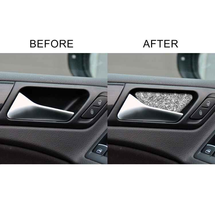 Car Door Bowl Diamond Decoration Cover Sticker for Volkswagen Golf 6 2008-2012, Left and Right Drive by buy2fix