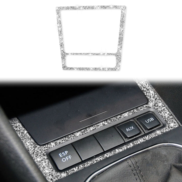 Car Ashtray Frame Diamond Decoration Cover Sticker for Volkswagen Golf 6 2008-2012, Left and Right Drive by buy2fix