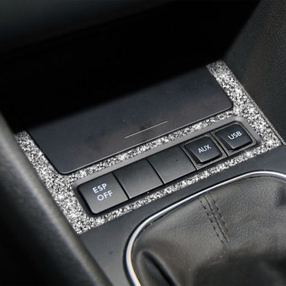 Car Ashtray Frame Diamond Decoration Cover Sticker for Volkswagen Golf 6 2008-2012, Left and Right Drive by buy2fix