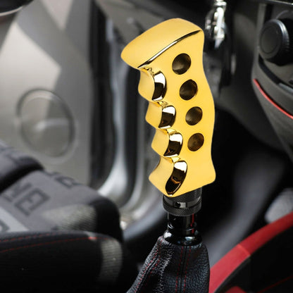 Universal Vehicle Knife-shaped Modified Gear Shift Knob (Gold) by buy2fix