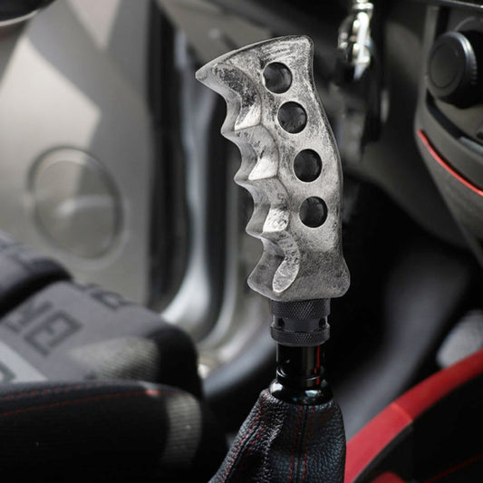 Universal Vehicle Knife-shaped Modified Gear Shift Knob (Titanium Color) by buy2fix