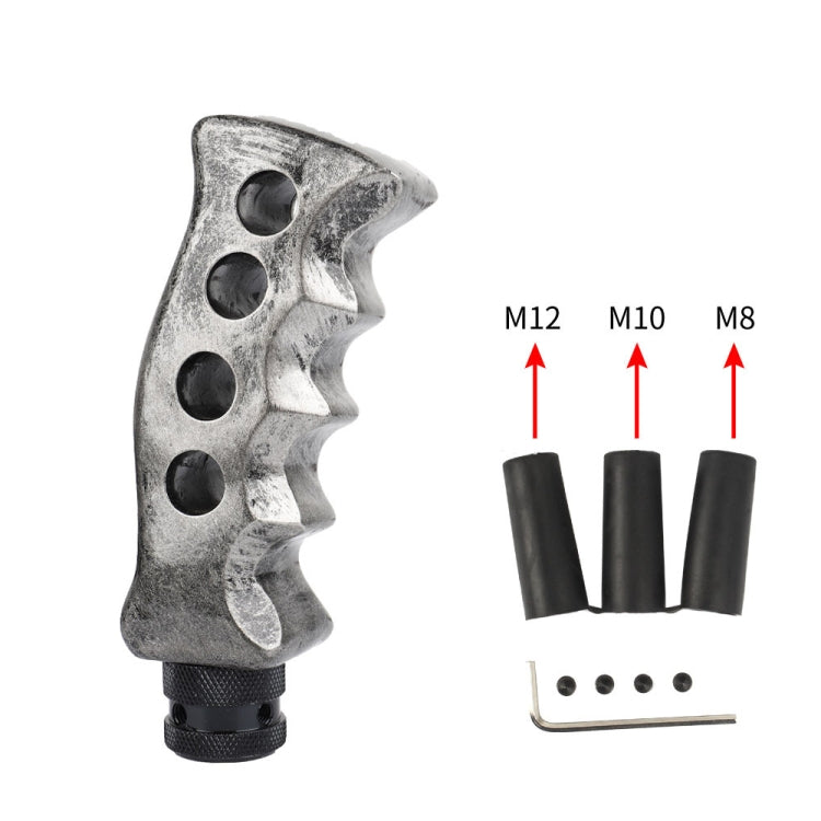 Universal Vehicle Knife-shaped Modified Gear Shift Knob (Titanium Color) by buy2fix