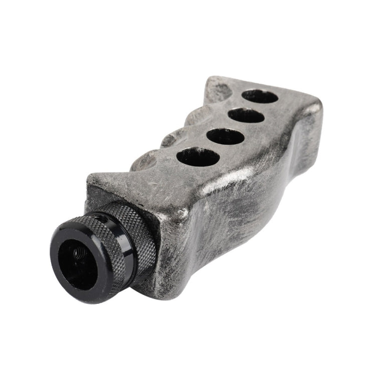 Universal Vehicle Knife-shaped Modified Gear Shift Knob (Titanium Color) by buy2fix