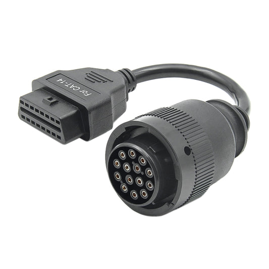 For Cat ET3 14 Pin to 16 Pin OBD2 Adapter Cable - Cables & Connectors by buy2fix | Online Shopping UK | buy2fix