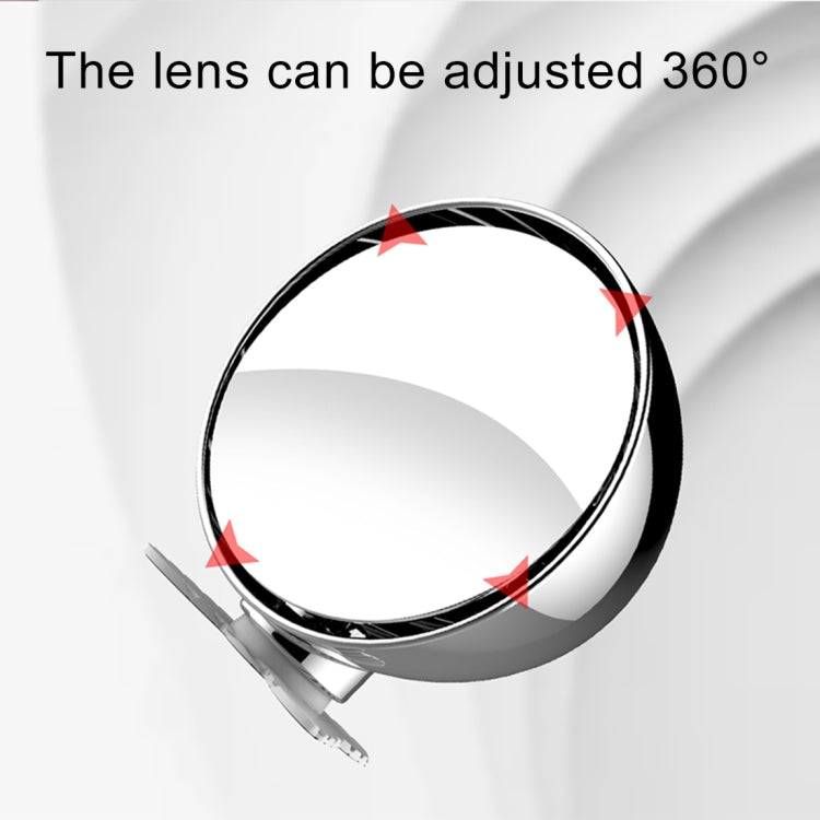 3R-045 Auxiliary Rear View Mirror Car Adjustable Blind Spot Mirror Wide Angle Auxiliary  Side Mirror, Diameter: 70mm (White) - Interior Mirrors by 3R | Online Shopping UK | buy2fix