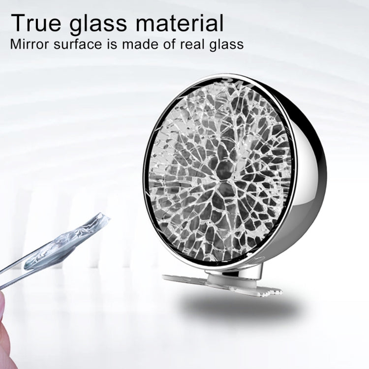 3R-045 Auxiliary Rear View Mirror Car Adjustable Blind Spot Mirror Wide Angle Auxiliary  Side Mirror, Diameter: 70mm (White) - Interior Mirrors by 3R | Online Shopping UK | buy2fix