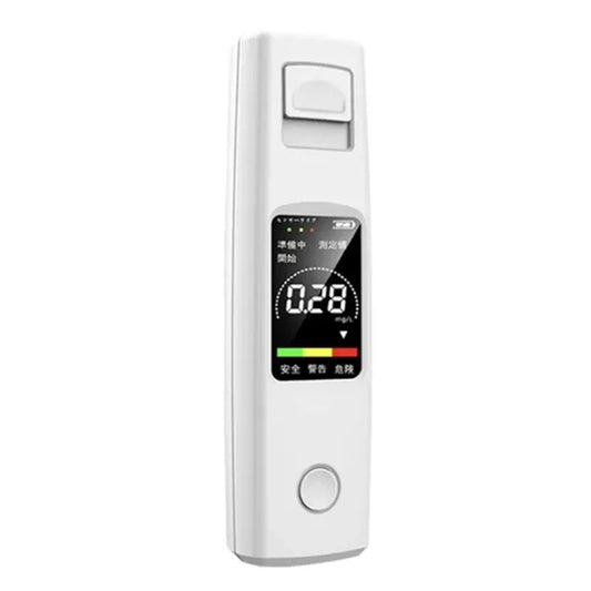 CSY-100 Portable Air Blowing High Precision Digital Alcohol Tester, English Version (White) - Breath Alcohol Tester by buy2fix | Online Shopping UK | buy2fix