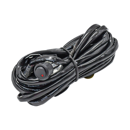 D0034 Off-road Vehicle 300W Round Waterproof Switch Light Wiring Harness - Wires by buy2fix | Online Shopping UK | buy2fix