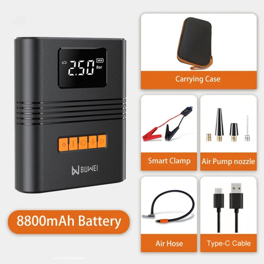 D7L 8800mAh Multifunctional Car Emergency Start Power Supply Air Pump Integrated Machine - Power Bank by buy2fix | Online Shopping UK | buy2fix