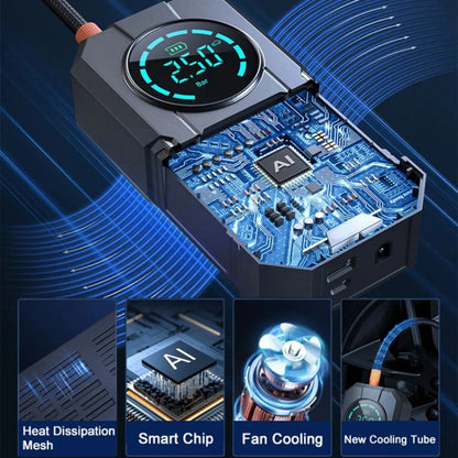 YS01S Wireless Version Portable Car Air Pump Electric Pump - Inflatable Pump by buy2fix | Online Shopping UK | buy2fix