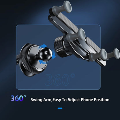 Car Knob Air Outlet Invisible Aluminum Alloy Gravity Holder by buy2fix