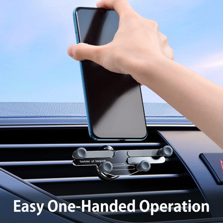 Car Knob Air Outlet Invisible Aluminum Alloy Gravity Holder by buy2fix