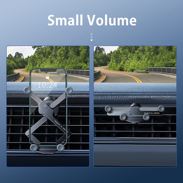 Car Knob Air Outlet Invisible Aluminum Alloy Gravity Holder by buy2fix