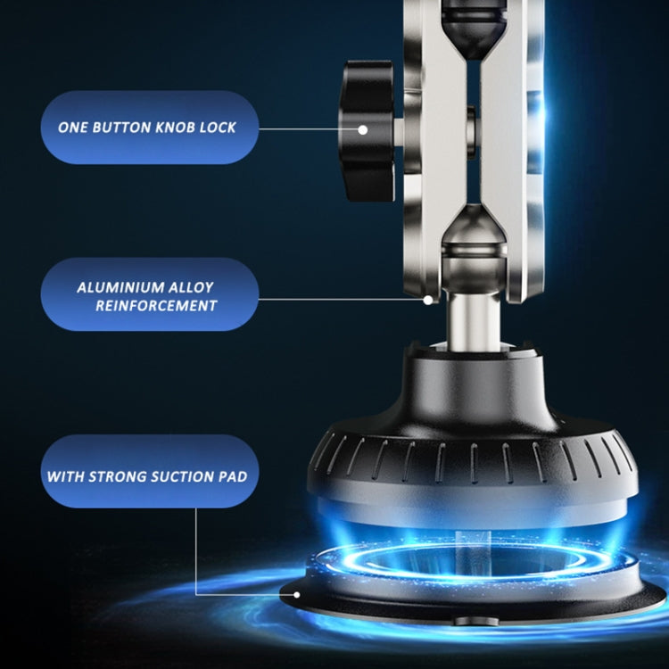 Car Universal Overhead Camera Suction Cup Phone Holder, Short Style by buy2fix