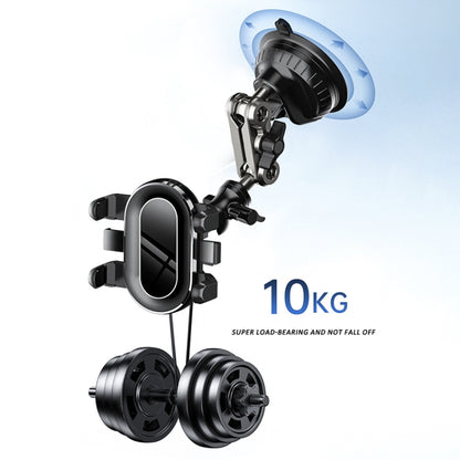 Car Universal Overhead Camera Suction Cup Phone Holder, Short Style by buy2fix