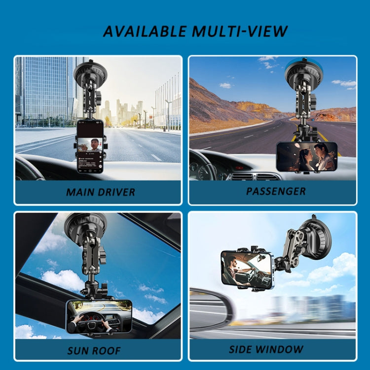 Car Universal Overhead Camera Suction Cup Phone Holder, Short Style by buy2fix