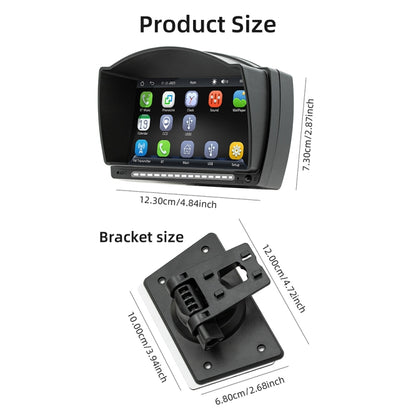 B5540 4.7 inch Allwinner Melis F133 Car MP5 Player, Support iOS CarPlay / Android Auto / BT / USB / FM - Car MP3 & MP4 & MP5 by buy2fix | Online Shopping UK | buy2fix