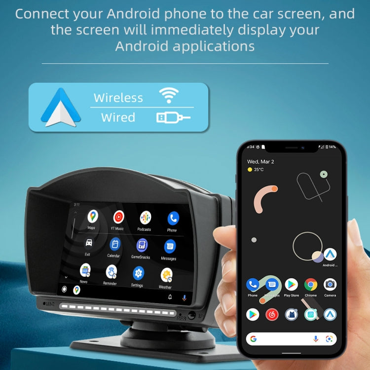 B5540 4.7 inch Allwinner Melis F133 Car MP5 Player, Support iOS CarPlay / Android Auto / BT / USB / FM - Car MP3 & MP4 & MP5 by buy2fix | Online Shopping UK | buy2fix