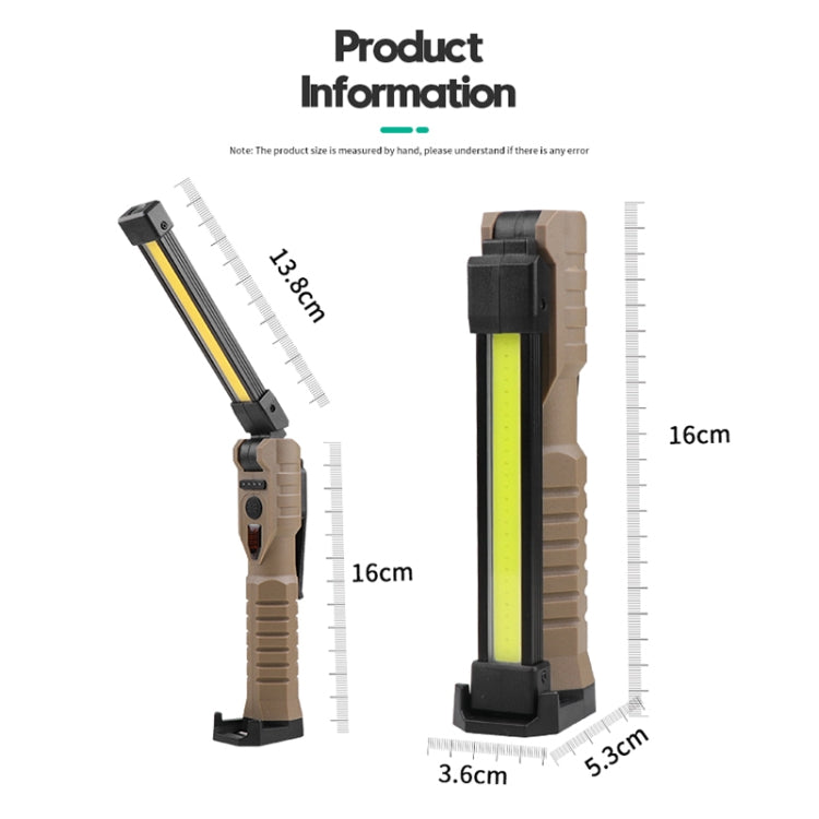 FT20 Folding Magnet Car Inspection Light Work Maintenance Lamp Strong Emergency COB LED Lamp (Black) - Other Tools by buy2fix | Online Shopping UK | buy2fix