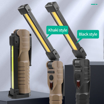 FT20 Folding Magnet Car Inspection Light Work Maintenance Lamp Strong Emergency COB LED Lamp (Khaki) - Other Tools by buy2fix | Online Shopping UK | buy2fix