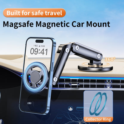 LK-CDD13 Car Multi-angle Adjustable MagSafe Magnetic Holder (Silver) by buy2fix