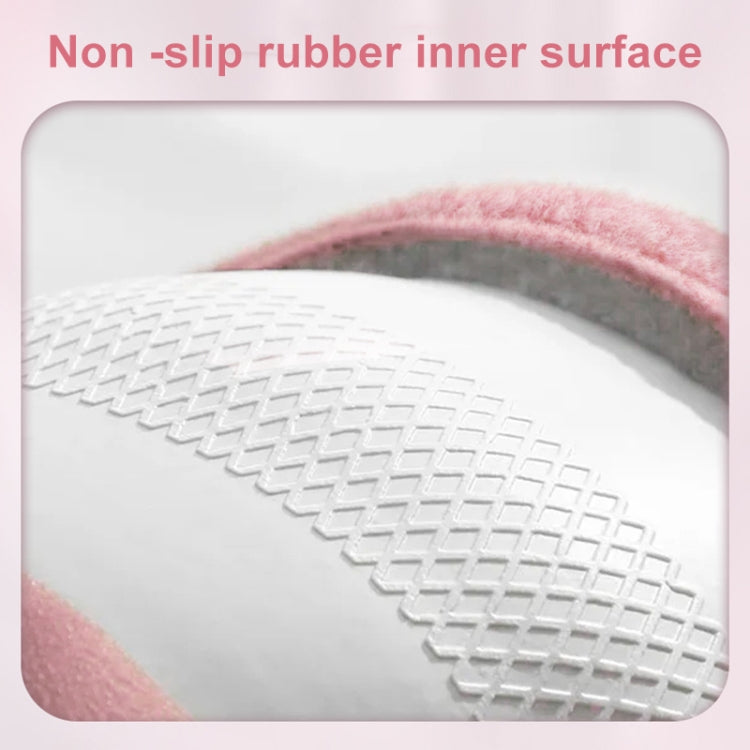 Round Style Car Universal Cartoon Pattern Plush Warm Anti-skid Steering Wheel Cover, Diameter: 38cm (Grey) by buy2fix