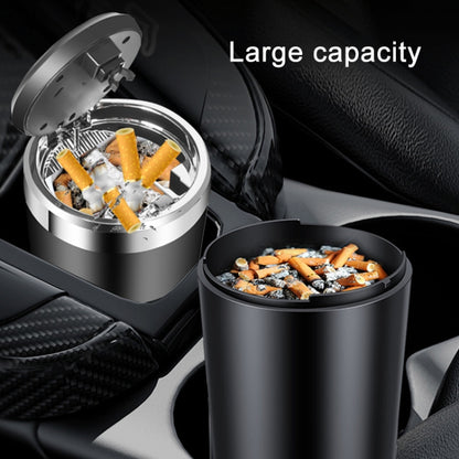 BY-1091 Car Press Style Metal Liner Ashtray with LED Light by buy2fix