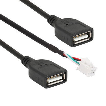 Palminfo Android Navigation 6 Pin Dual USB Connection Wiring Harness - DIY Cables by buy2fix | Online Shopping UK | buy2fix