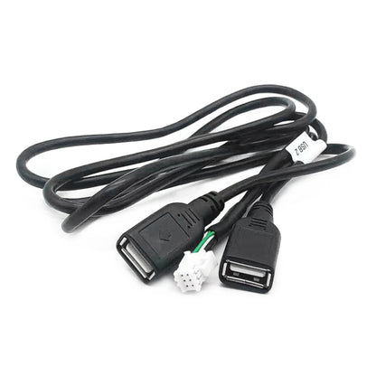 Palminfo Android Navigation 6 Pin Dual USB Connection Wiring Harness - DIY Cables by buy2fix | Online Shopping UK | buy2fix