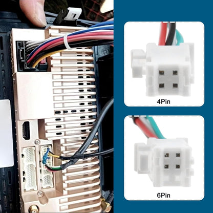 Palminfo Android Navigation 6 Pin Dual USB Connection Wiring Harness - DIY Cables by buy2fix | Online Shopping UK | buy2fix
