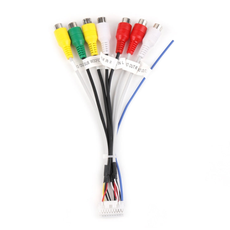 Palminfo Android Navigation 20-pin Plug RCA Video Audio Modified Tail Cable - DIY Cables by buy2fix | Online Shopping UK | buy2fix