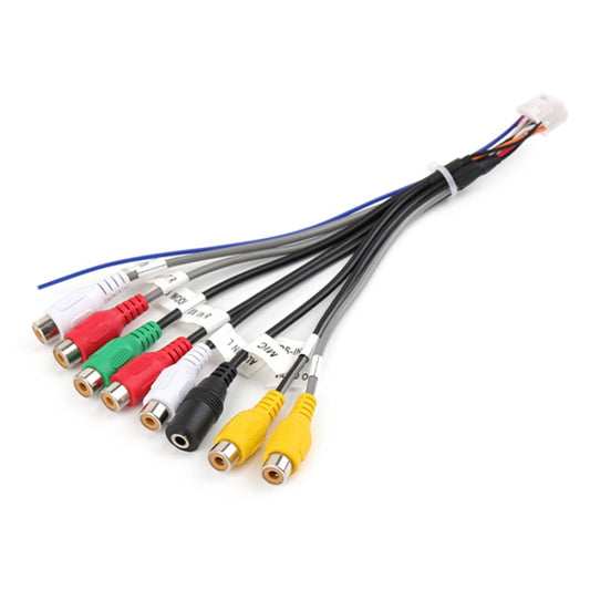 Palminfo Android Navigation 20-pin Audio Microphone Cable RCA Bass Amplifier Cable - DIY Cables by buy2fix | Online Shopping UK | buy2fix