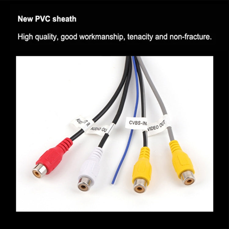 Palminfo Male Android Navigation 20-pin Plug RCA Video Audio Cable - DIY Cables by buy2fix | Online Shopping UK | buy2fix