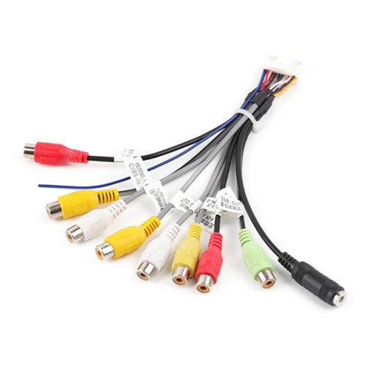 Palminfo Android Navigation 20-pin Audio Microphone Cable RCA Bass Amplifier Cable - DIY Cables by buy2fix | Online Shopping UK | buy2fix